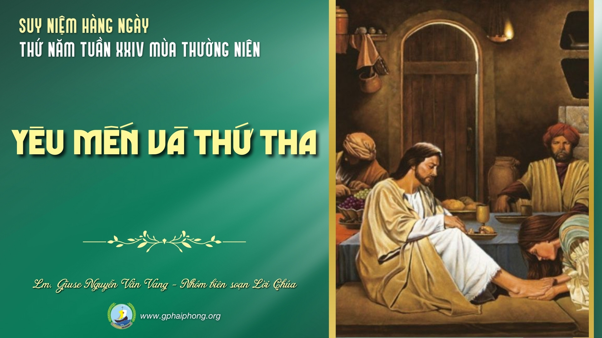 Suy Niệm Lời Chúa Hàng Ngày | Thứ Năm Tuần XXIV Mùa Thường Niên